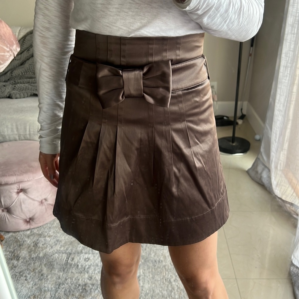 Brown High Waist Skirt